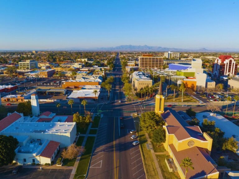 Center Street at 1st Avenue, Mesa, AZ